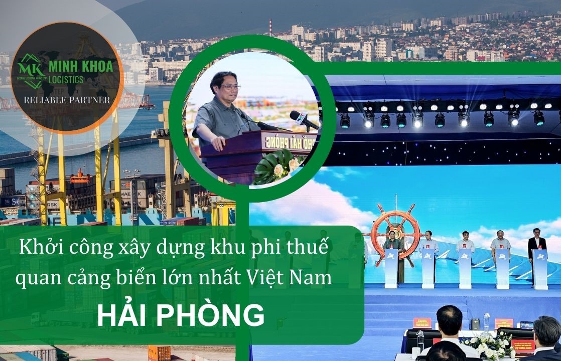 HẢI PHÒNG KHỞI CÔNG XÂY DỰNG KHU PHI THUẾ QUAN CẢNG BIỂN LỚN NHẤT VIỆT NAM