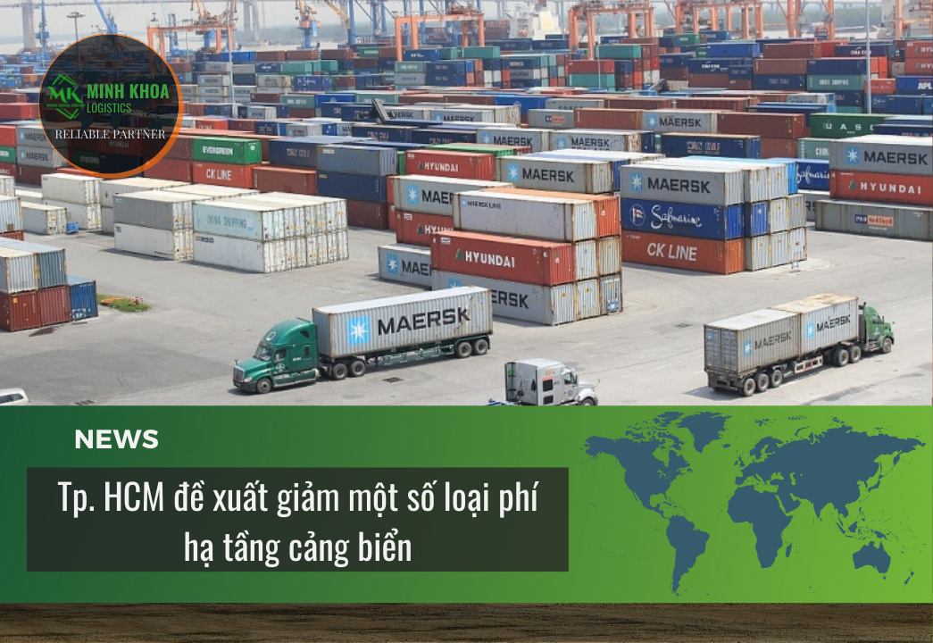 Sở GTVT TPHCM đề xuất giảm một số loại phí hạ tầng cảng biển