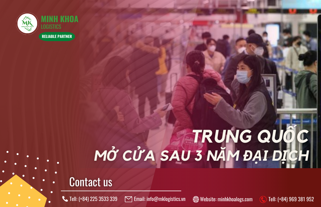 Trung Quốc mở cửa sau 3 năm đại dịch.